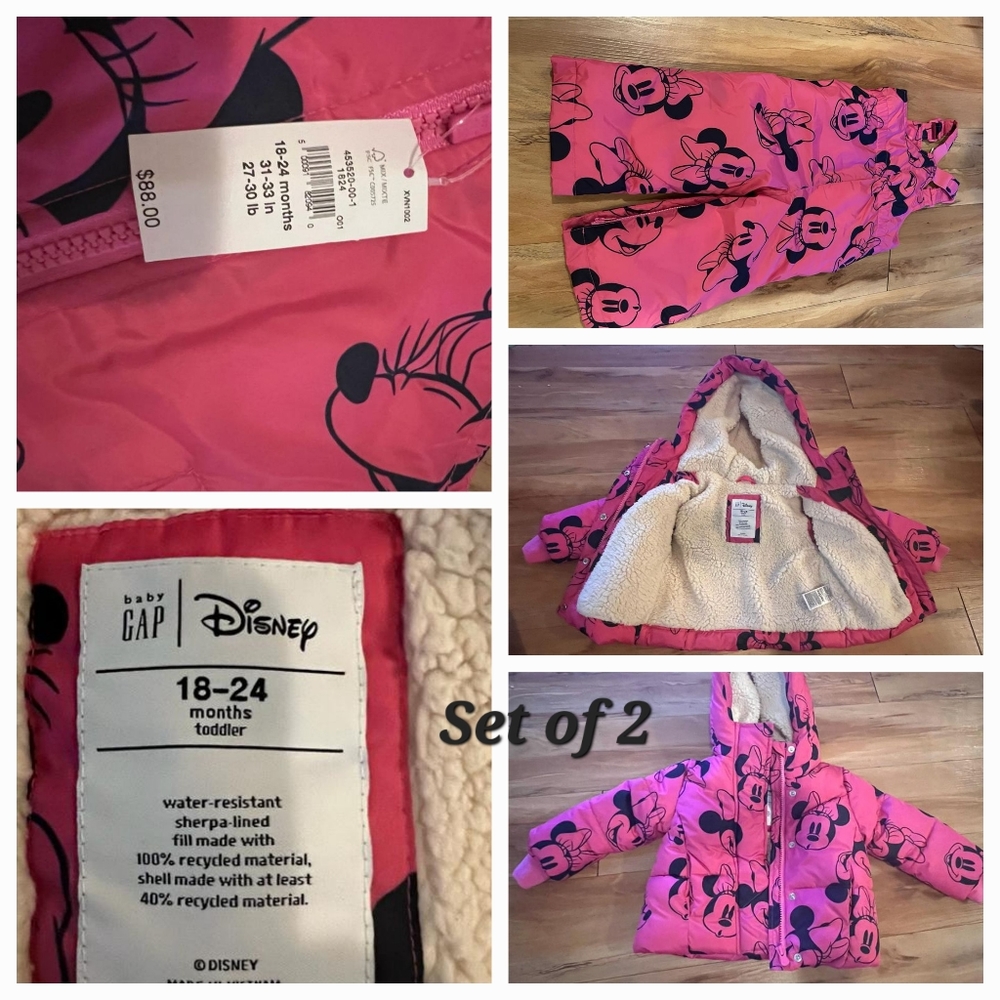 BabyGap Mickey Mouse Coat and Snow Suit